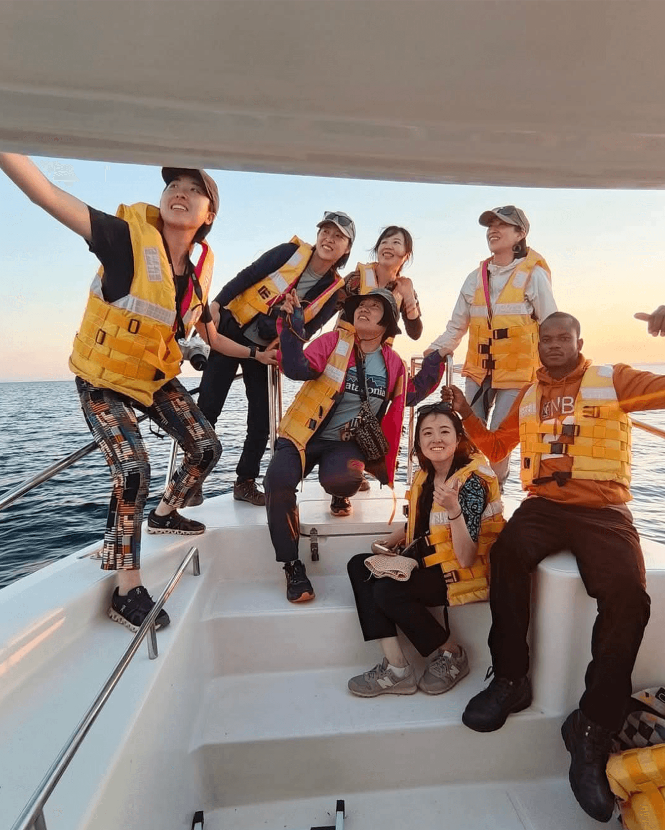 selfie on boat cruise