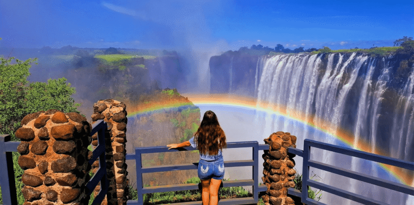 Sighting the Victorial Falls